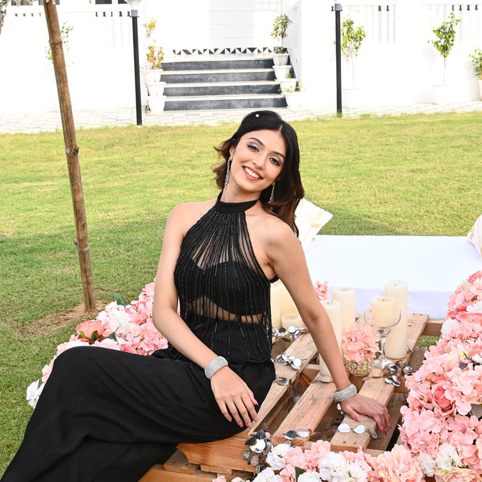 Grace Black Co-ord Set